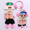 17cm 3.0 Labubu Ski Set | Windbreaker Vest Goggles Winter Travel Doll Accessories