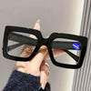 Large Square Anti-Blue Light Foldable Reading Glasses for Presbyopia