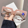 Large Square Anti-Blue Light Foldable Reading Glasses for Presbyopia