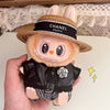 POP MART The Monsters Labubu Fashion Dress - Chanel Black Jacket + Straw hat + Pants