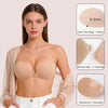 HaloAllure Adhesive Bra Invisible Sticky Strapless Push up Backless Reusable Silicone Covering Nipple Bras
