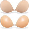 HaloAllure Adhesive Bra Invisible Sticky Strapless Push up Backless Reusable Silicone Covering Nipple Bras