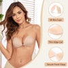 HaloAllure Adhesive Bra Invisible Sticky Strapless Push up Backless Reusable Silicone Covering Nipple Bras