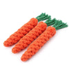 Carrot Dog Rope Toy for Puppies and Small Dogs