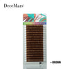 DeceMars  Colored Eyelash Extension 16lines One Tray Mixed Color Curl D