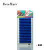 DeceMars  Colored Eyelash Extension 16lines One Tray Mixed Color Curl D