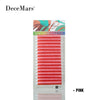 DeceMars  Colored Eyelash Extension 16lines One Tray Mixed Color Curl D