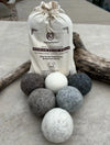 Dryer Balls Extra Large 6 Pk - 100% Organic Wool - Eco-Friendly - Dry 1,000 Loads