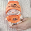 POP MART The Monsters Labubu Fashion Dress - Hermes Style Black Top + Black hat