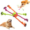 Interactive Dog Rope Toy for Chewers Durable Tug and Chew Toy