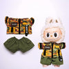 Labubu Camouflage Streetwear Outfit Set 15cm & 17cm  - Applicable to Ver. 1 & Ver. 2& Ver. 3 (Clothes Only)