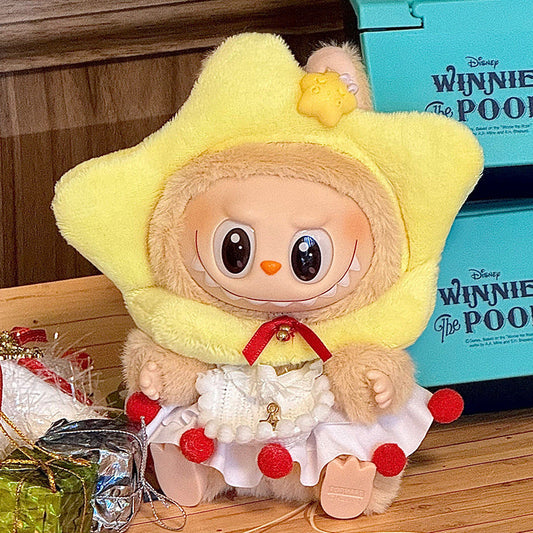 Labubu Sitting Party Clothes Doll Accessories Outfit - Applicable to Ver. 1 & Ver. 2& Ver. 3 (Clothes Only)