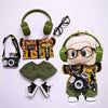 Labubu Camouflage Streetwear Outfit Set 15cm & 17cm  - Applicable to Ver. 1 & Ver. 2& Ver. 3 (Clothes Only)
