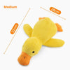 Squeaky Plush Duck Dog Chew Toy Durable Interactive Companion for Teething & Play