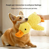 Squeaky Plush Duck Dog Chew Toy Durable Interactive Companion for Teething & Play