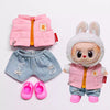 Winter New Labubu Doll Down Jacket | 1/2/3 Gen Replacement Outfit for Labubu Vinyl Blind Box Doll