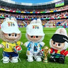 Labubu Plush Doll Soccer Outfit Set – Sport Inspired Custom Clothing for Collectible Toys