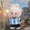 Labubu Plush Doll Soccer Outfit Set – Sport Inspired Custom Clothing for Collectible Toys