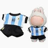 Labubu Plush Doll Soccer Outfit Set – Sport Inspired Custom Clothing for Collectible Toys