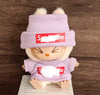 POP MART The Monsters Labubu Fashion Dress - Supreme Style White Top+Hat