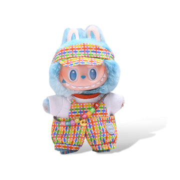 POP MART The Monsters Labubu Fashion Dress - Colorful overalls + top + hat