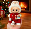 17cm Mini Plush Doll'S Clothes Outfit Accessories For Korea Kpop Labubu V1 V2 V3 Christmas onesie hat set Clothing